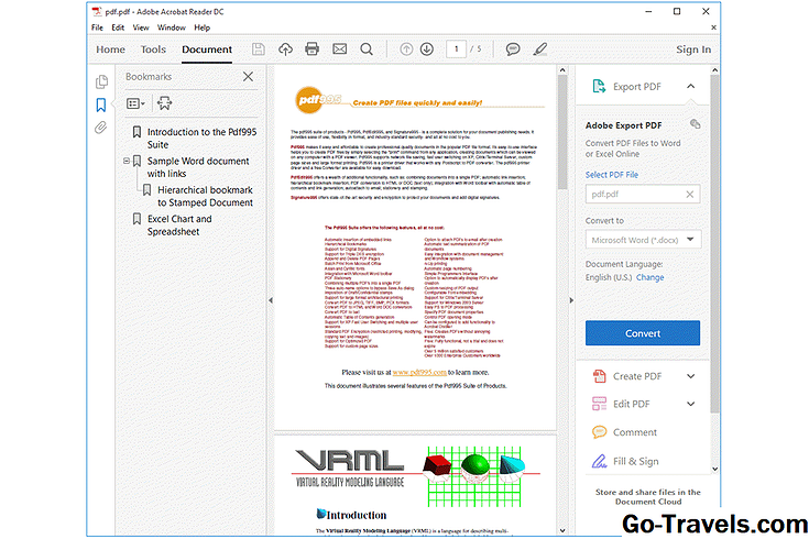 create a pdf with booksmarks from word for mac